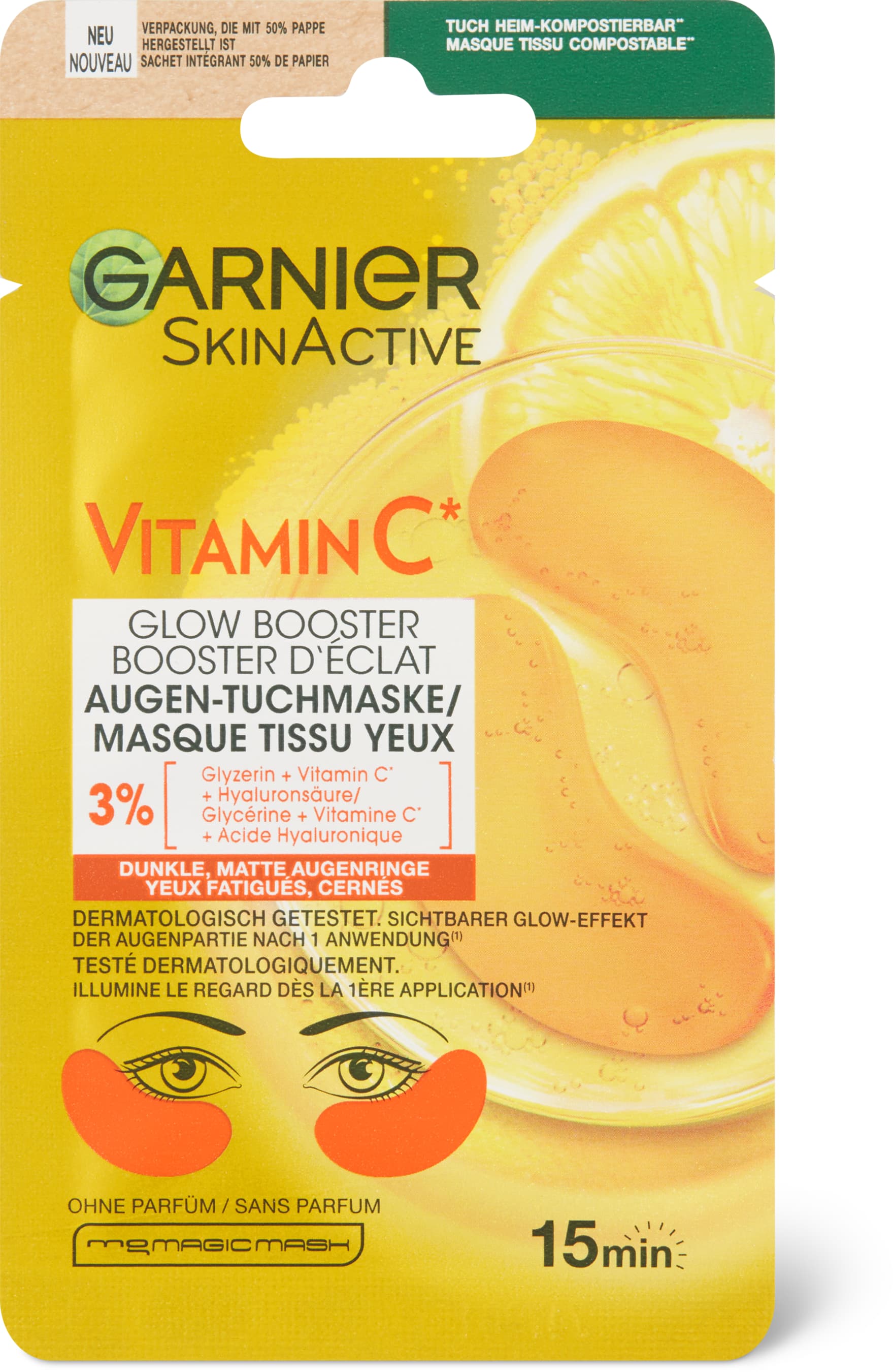 Garnier Vitamin C Glow Booster Augenmaske